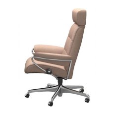 London Adjustable Headrest Office Recliner Chair | Fabric