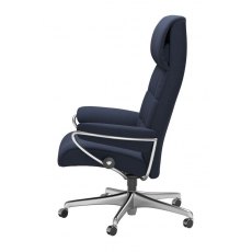 London High Back Office Recliner Chair | Fabric