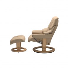 Reno Classic Recliner Chair and Footstool