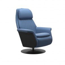 Sam Disc Electric Recliner Chair | Leather