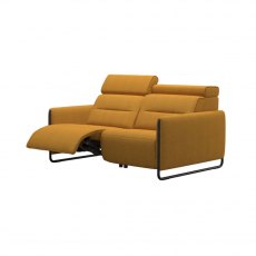 Emily Steel Recliner Sofa | Fabric