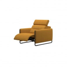 Emily Steel Recliner Armchair | Fabric