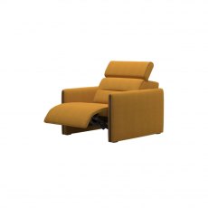 Emily Wood Recliner Armchair | Fabric