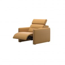 Emily Wood Recliner Armchair | Leather