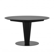 Bordeaux Extendable Round Pedestal Dining Table | Black