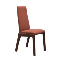 Laurel High Back Dining Chair | D100 | Leather