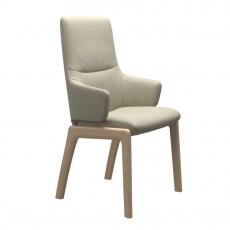 Mint High Back Dining Armchair | D100 | Leather