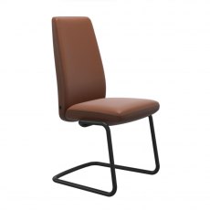 Vanilla High Back Dining Chair | D400 | Leather