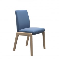 Vanilla Low Back Dining Chair | D100 | Leather