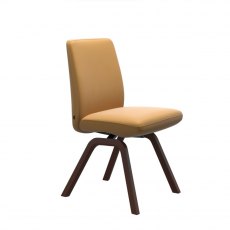 Vanilla Low Back Dining Chair | D200 | Leather