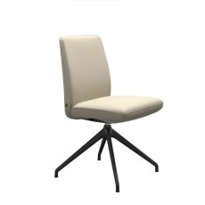 Vanilla Low Back Dining Chair | D350 | Leather