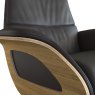 Scandi Collection CLEARANCE | Fredrika Electric Recliner Chair | Savoy Dark Brown Leather